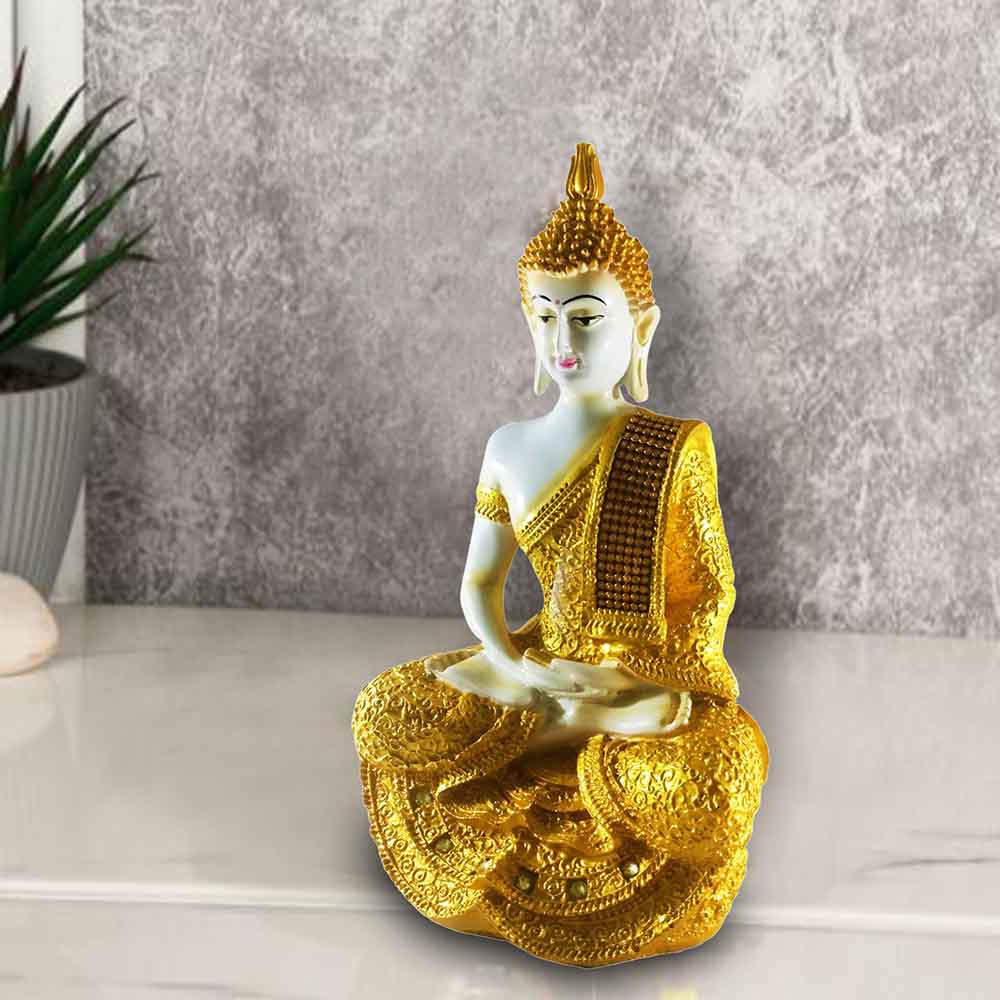 Yellow Buddha Idol
